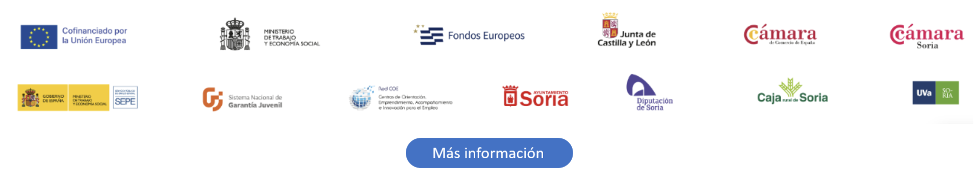 Logos de colaboradores ferias empleo